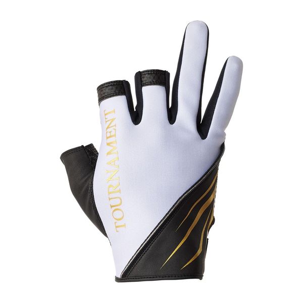 Daiwa DG-1024TW Men's Gloves, Light Gray, M