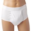 Reusable Light Incontinence Pants,White Men, XXLarge