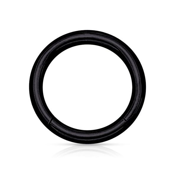 eeddoo Black Titanium Segment Ring, Titanium