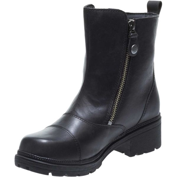 Harley-Davidson Footwear Women's Amherst Motorcycle Boot, Black, 7.5