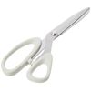 Janome Side Bent Dressmaking Scissors, Metal, White, 8.5 inc