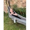 Lightweight Single Hammock in Medium grey Nylon by Wild Earth