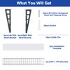 WORKPRO 2-Pack 2x6FT Garage Wall Shelving, 72” x 24” Heavy Duty Wall Mounted