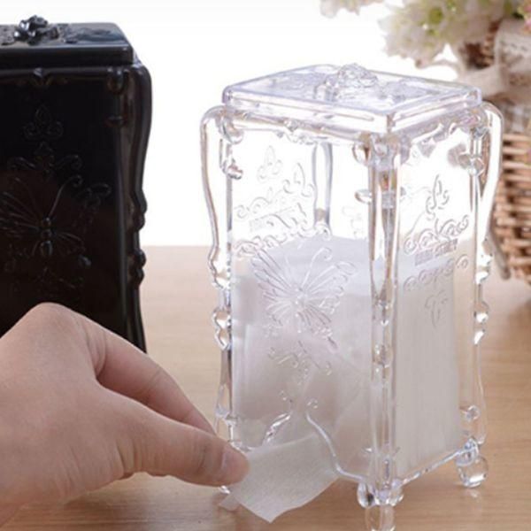 [Owner Clan] Plastic storage box interior cotton pad storage case transparent