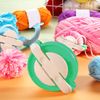 Pompom Maker Kit 6 Pom, 12 Pcs Handmade Pom Pom Tool Set, 2 Threadcutter Scissors, 10 Stitch Markers