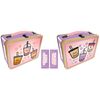 AQUARIUS Boba Fun Tin storage box, 8.6 x 6.8 x 3.9