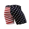 NEPTIO Swim Trunk Surf Short (Front Pockets, Lined) (USA-Flag, Large)