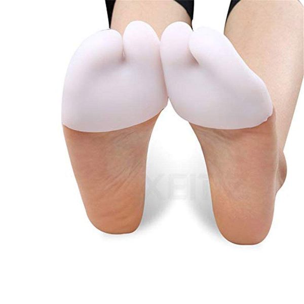 Pedimend Ballet Shoe High Heels Toe Pads | Half Toe Sleeve Metatarsal Pads | Silicone Invisible Toe Sleeve Foot Protection