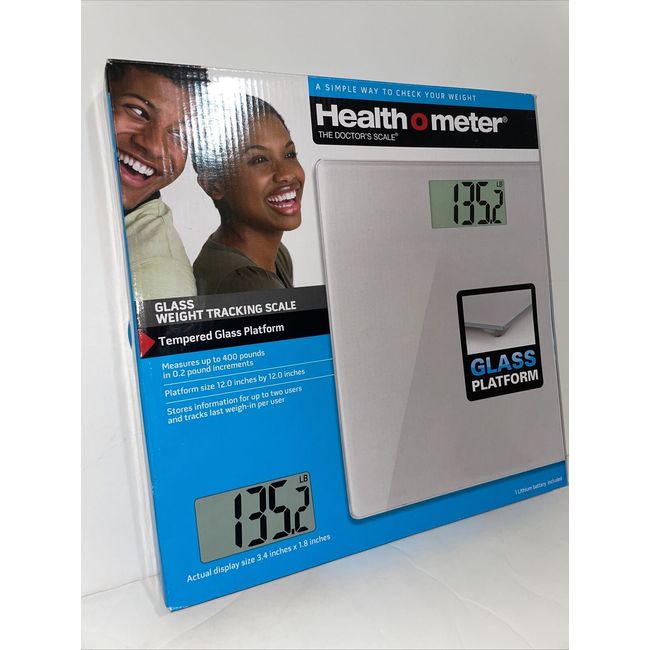 Health O Meter Glass Weight Tracking Scale