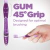 GUM Technique Deep Clean Toothbrush - Compact Soft - Soft Toothbrushes for Adults with Sensitive Gums - Extra Fine Bristles, 3 Count