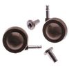Brown Shepherd Socket Castors 50mm