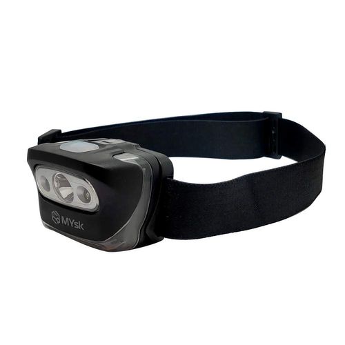 MYsk BX-A1 UV Headlight, Designed in Japan, Brightness, 5-200 Lumens, Practical Lighting for 4 - 36 Hours, Dustproof, Splashproof, Integrated UV Light, 3 AAA Batteries
