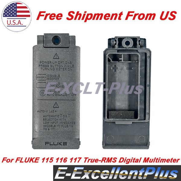 Back Door Battery Cover Plastic Case For Fluke 115 116 117 Digital Multimeter