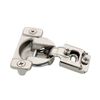 (12 Pack) 1/2" Overlay Compact Concealed Hinge - 6 Way Adjust - With Dowels