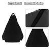 X AUTOHAUX Shift Boot Cover Dust Proof Universal Car Matte Black Black
