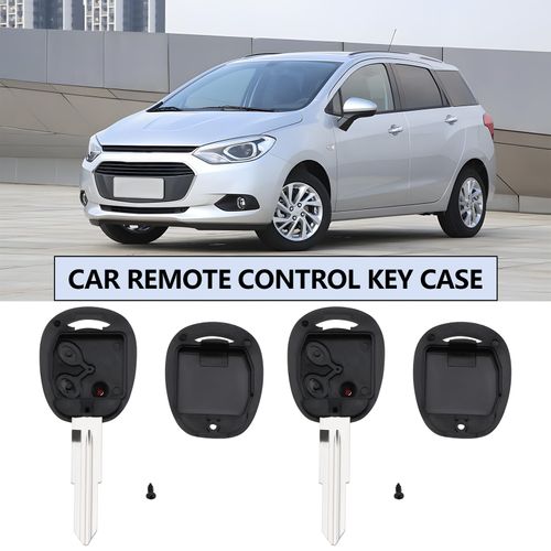 OTOTEC 2PCS 2 Button Remote Key Fob Caser Car Remote Control Protective Shell Replacement with Key Embryo Compatible with Chevrolet Lova Sail Aveo No Chip