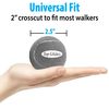 AMP Top Glides Precut Walker Tennis Ball Glides (Gray)