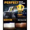 AUXBEAM H4/9003 LED Headlight Bulb Conversion Kit High Low Dual Beam 6500K White