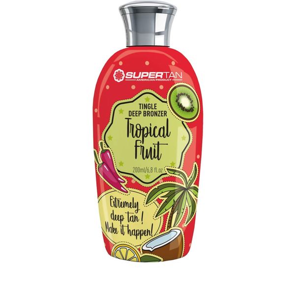 SuperTan Sensations Tropical Fruits Tingle Deep Bronzer, 1er Pack (1 x 200 ml)