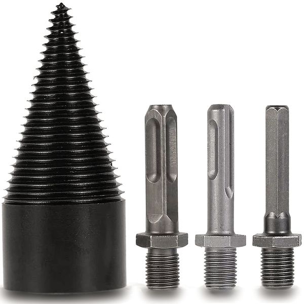 Heavy Duty Cone Splitter Bits - 4pcs for Hand & Power Drills