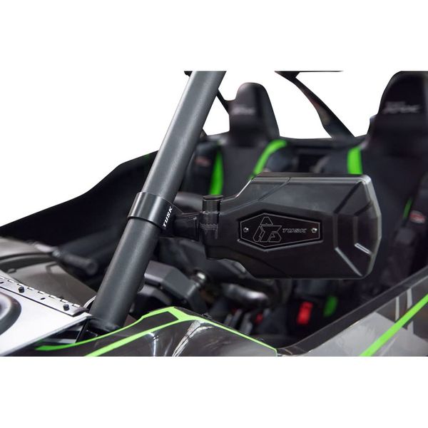 TUSK Pivot Folding Mirror Kit with Low Profile UTV Roll Cage Clamp for Tracker XTR 1000 2020