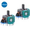 MMOBIEL 3D Analog Joystick Thumbstick Compatible with PS4 Dualshock 4 Controller and XBOX Controller - 2 Pcs - Module Sensor Stick Replacement - Incl. Screwdriver