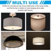 Lampshade Diffuser, 17.5" Diameter with 3/8" Center Hole Round Diffuser