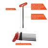 Dynamic 8 Piece 9" Long T-Handle, Metric Hex Key Set, 2mm - 10mm