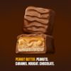 SNICKERS Peanut Butter Squared Sharing Size Chocolate Candy Bars 3.56-Ounce Bar 18-Count Box