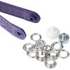 Prym Eyelets and Washers, Silver, 8mm