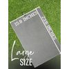 CybGene Microfiber Golf Towel, 16'x 24', Grey - Initial S