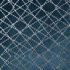 Velvet Curtain with Silver Print 140cm x 250cm