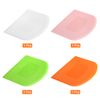 uxcell Cake Scraper Plastic Dough Cutter Tool Cutting Baking Kitchen Daily Use Multicolor 4pcs