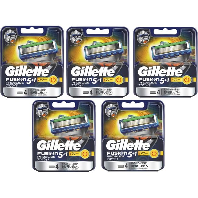 Gillette Proglide power spare blade 4B x 5 piece set