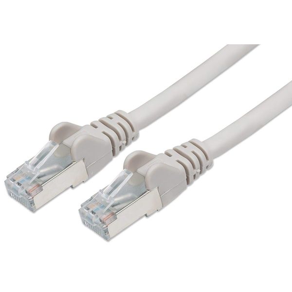 PremiumCord Network Cable, Ethernet, LAN & Patch Cable CAT6a S-FTP PIMF Shielding, RJ45, LSOH, AWG 26/7, Copper Cable 100% Cu, Grey, 1.5 m