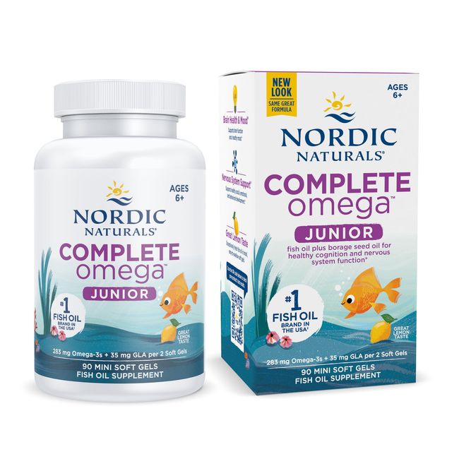 Nordic Naturals Complete Omega Junior-Supports Overall Health and Wellness 90 Ct