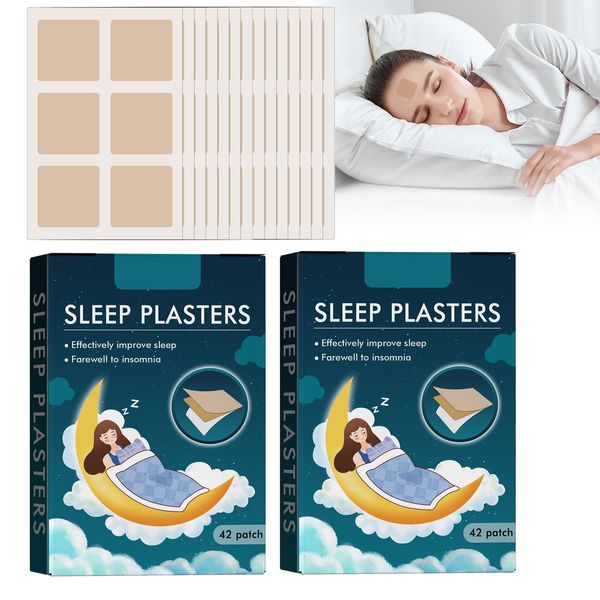 Sleep Patches cerotto naturale per dormire sonno, cerotto per dormire profondamente con effetto extra forte, cerotto di supporto per il sonno per un sonno migliore, allevia la tensione muscolare e