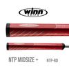 Winn NTP (No Taper Pistol) 1.10" Midsize Putter Grip - Red