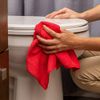16" x 16" Economy All Purpose Microfiber Towels - 50 Pack - Reusable Wash Cloths, Dust, Kitchen, Car, Shop Rags for Cleaning (Black)