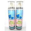 BATH AND BODY WORKS BLUE RASPBERRY BURST BODY MIST 8 FL OZ EACH (2)