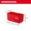 Milwaukee Tool 48-22-8063 2Pk Large Bin Set For Packout