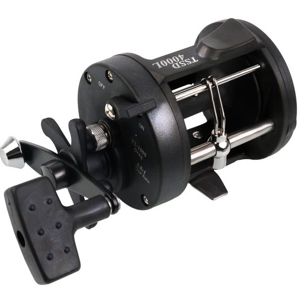 Sougayilang Trolling Reel Graphite Level Wind Fishing Reels, High Speed Gears Smoothest Drag, Popular Method Used Boat Saltwater Surf Casting Fishing,Size 3000L