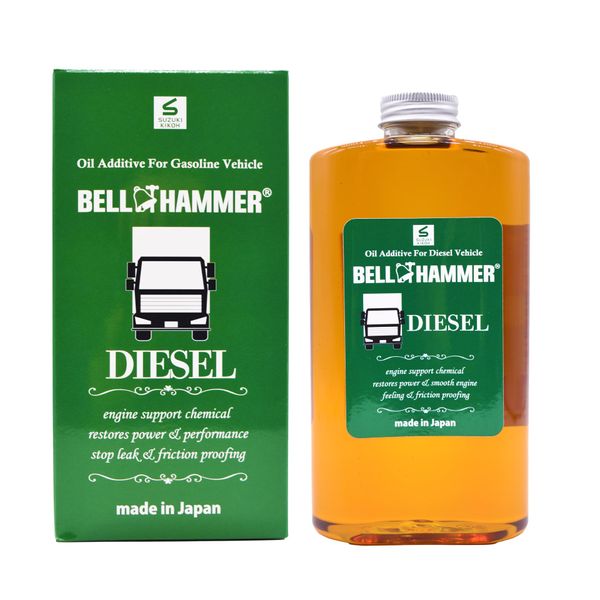 Suzuki Kiko Bell Hammer Diesel 15.9 fl oz (450 ml), Engine Oil Additive, Automobile, Diesel, Quiet