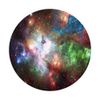 White Rainbow Nebula Outer Space Pattern Science STEM Art PopSockets PopGrip: Swappable Grip for Phones & Tablets