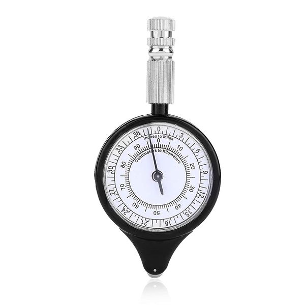 Outdoor Map Measurer, Portable Aluminium Alloy Mini Map Measurer Wheel Map Distance Measurer Caculator Map Measuring Gauge Map Wheel Measuring Tool map measurer