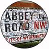 Iconic Abbey Road vinyl record wall clock (Beatles)
