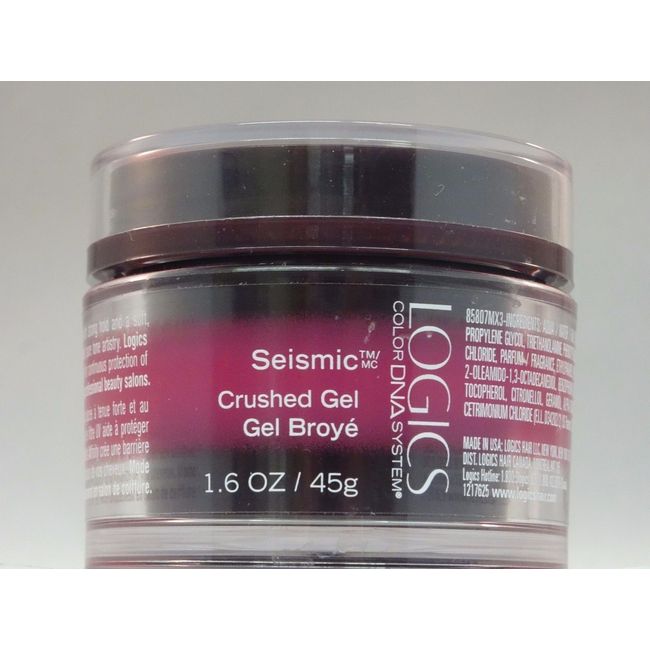 LOGICS COLOR DNA SYSTEM   SEISMIC CRUSHED GEL - 1.6 OZ. EACH - NEW