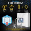 Compact 5-Stage Reverse Osmosis System, NSF Certified 50GPD Membrane