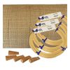VIRC Pressed Cane Webbing Kit Radio Weave Mesh with Splines, Wedges and Instructions