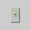 SnazzySwitch Green Retro Waves Decorative Light Switch Cover - Single Toggle Wall Plate